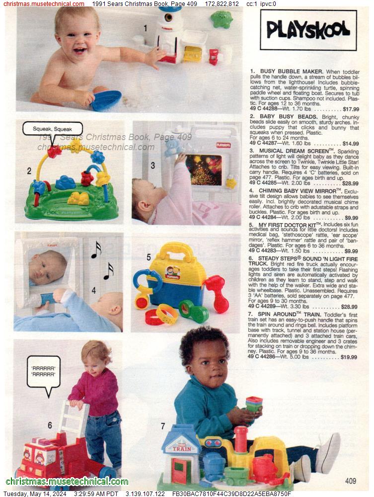 1991 Sears Christmas Book, Page 409