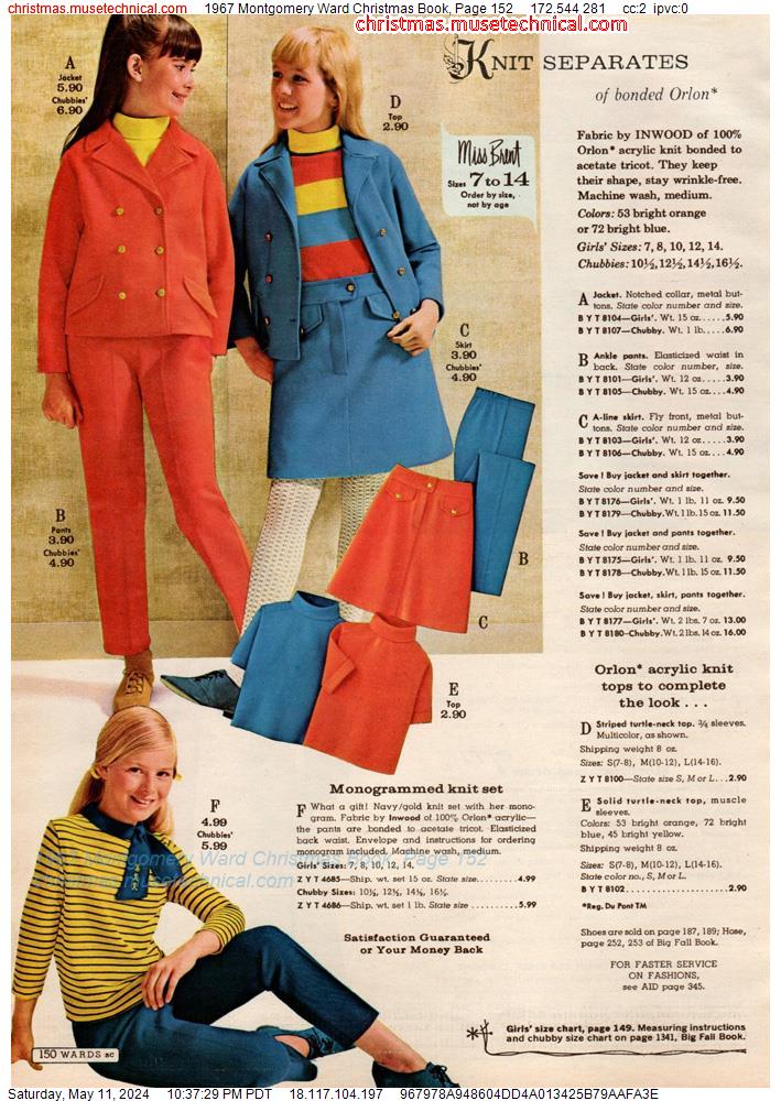 1967 Montgomery Ward Christmas Book, Page 152