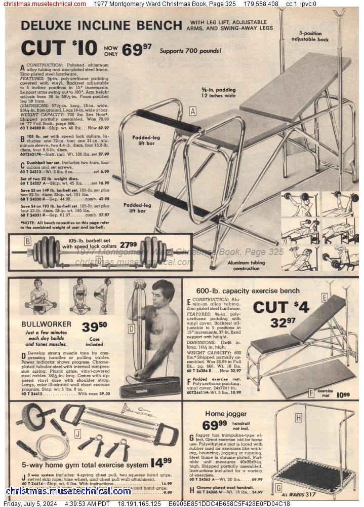 1977 Montgomery Ward Christmas Book, Page 325