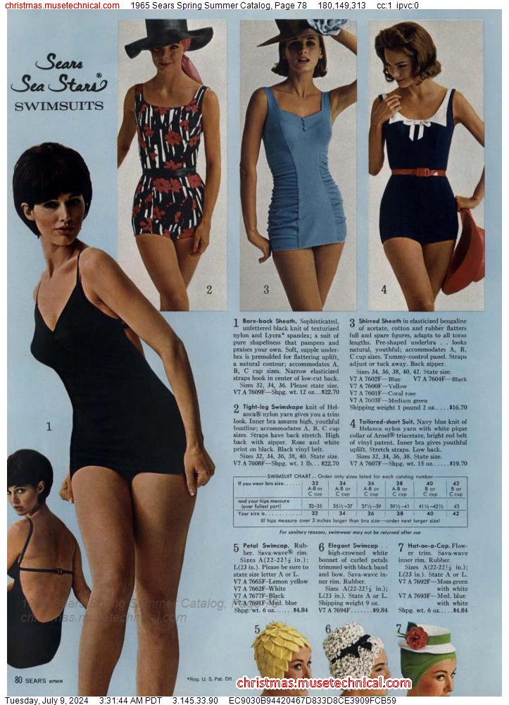 1965 Sears Spring Summer Catalog, Page 78
