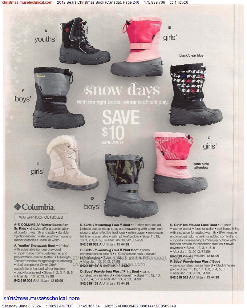 2012 Sears Christmas Book (Canada), Page 240