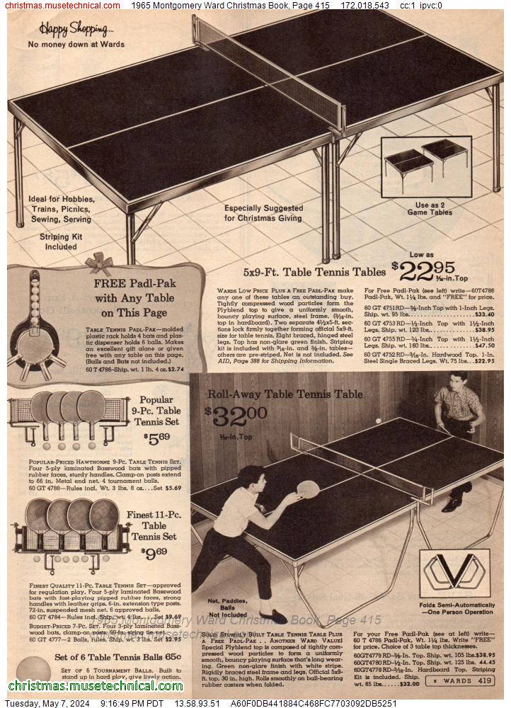 1965 Montgomery Ward Christmas Book, Page 415