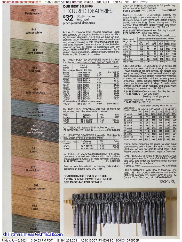 1992 Sears Spring Summer Catalog, Page 1371