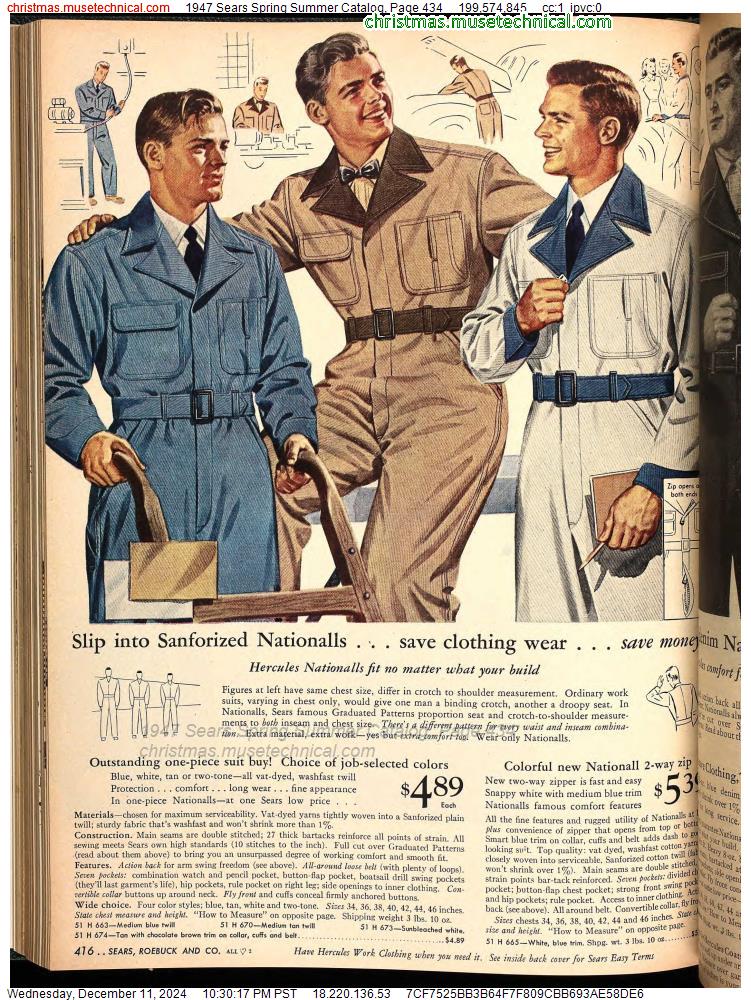 1947 Sears Spring Summer Catalog, Page 434