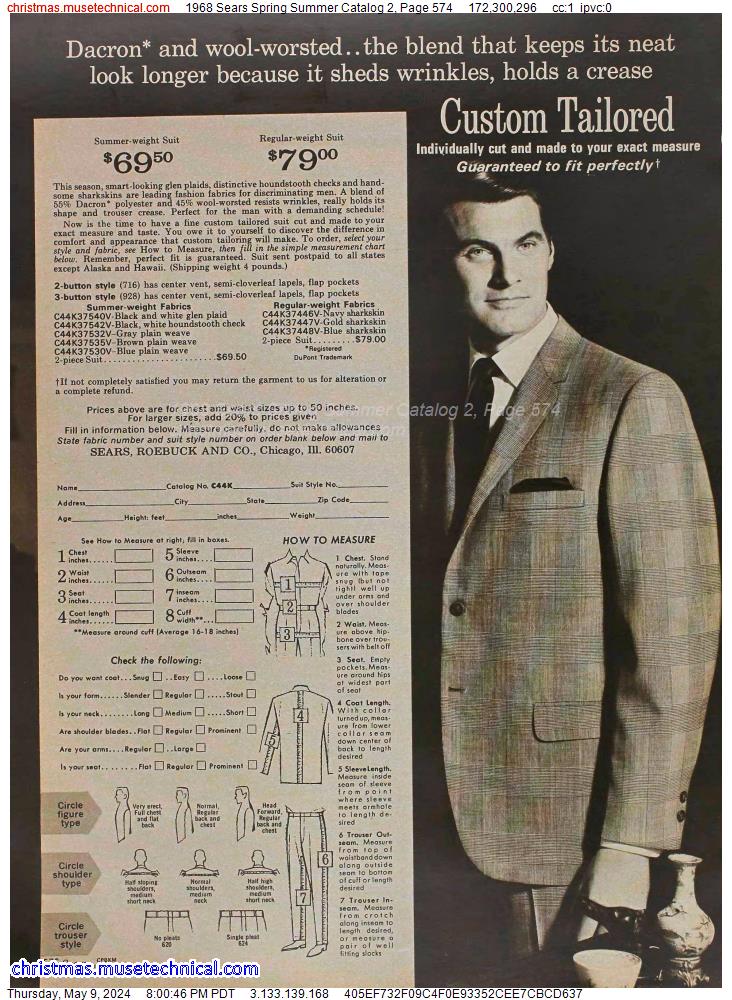 1968 Sears Spring Summer Catalog 2, Page 574