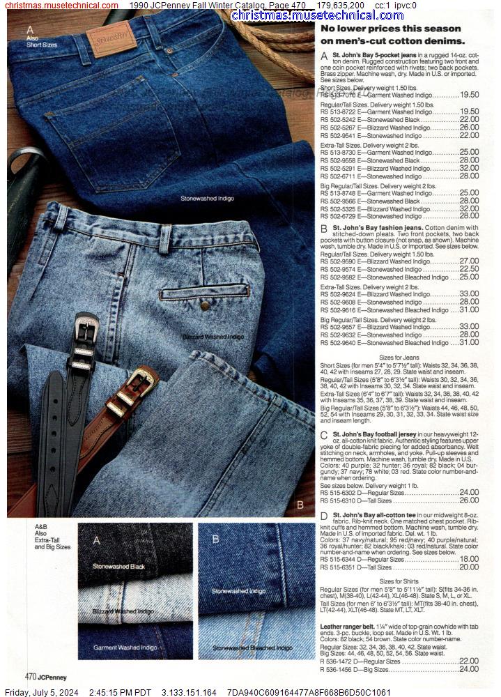 1990 JCPenney Fall Winter Catalog, Page 470