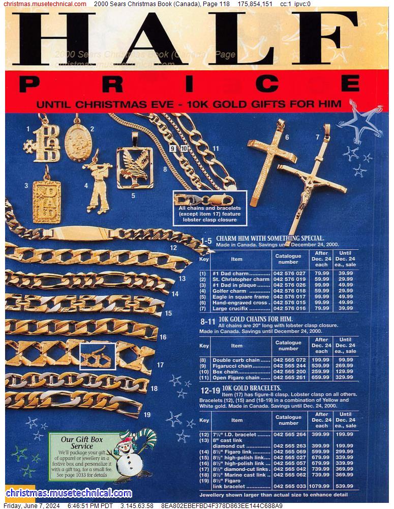 2000 Sears Christmas Book (Canada), Page 118
