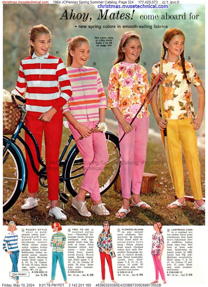 1964 JCPenney Spring Summer Catalog, Page 324