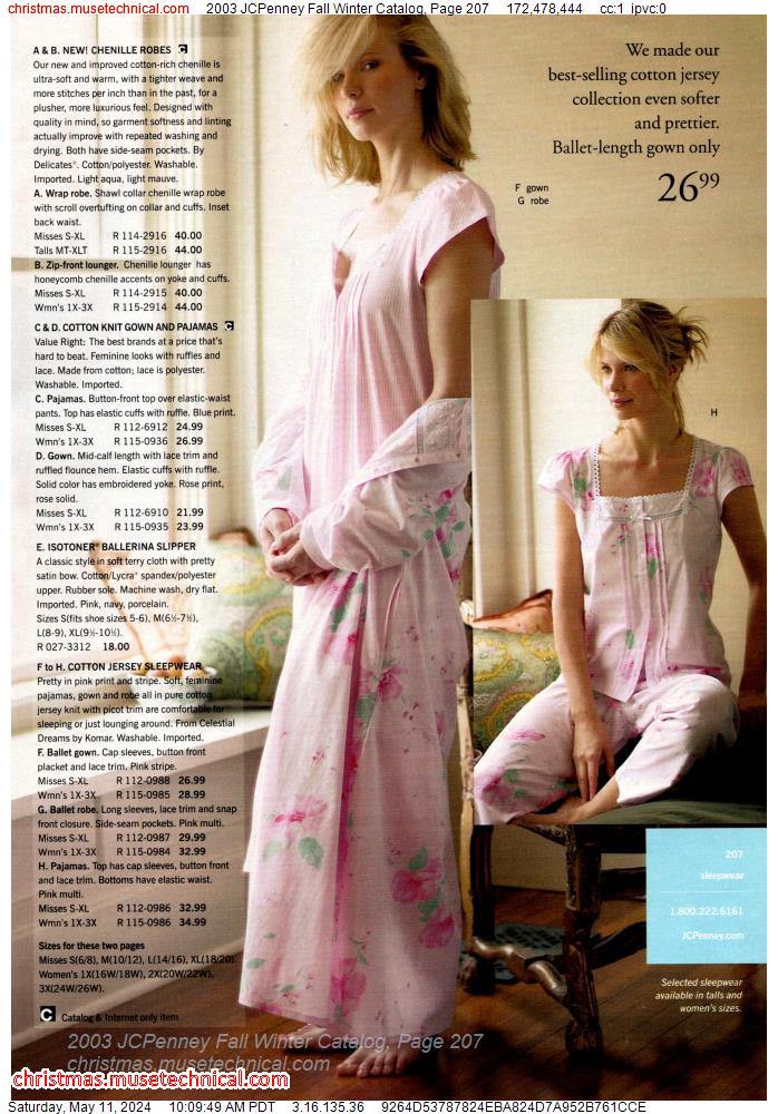 2003 JCPenney Fall Winter Catalog, Page 207