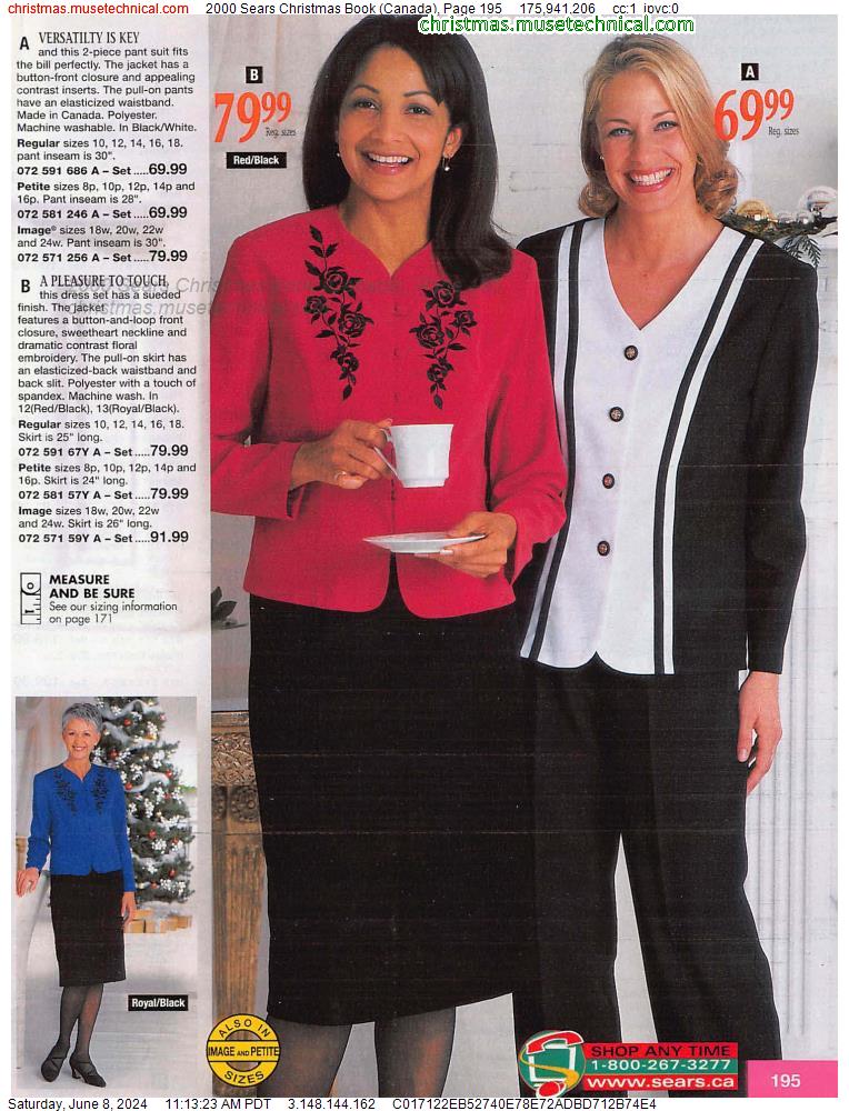 2000 Sears Christmas Book (Canada), Page 195