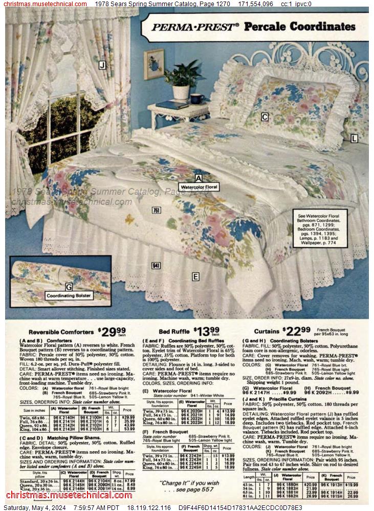 1978 Sears Spring Summer Catalog, Page 1270
