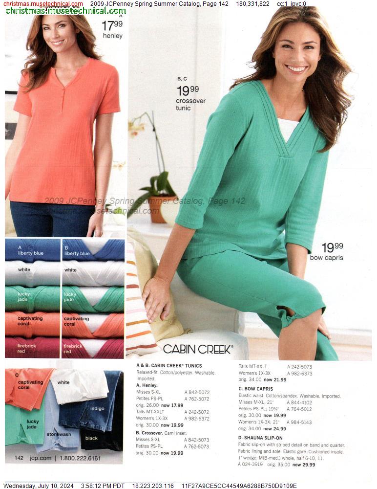 2009 JCPenney Spring Summer Catalog, Page 142