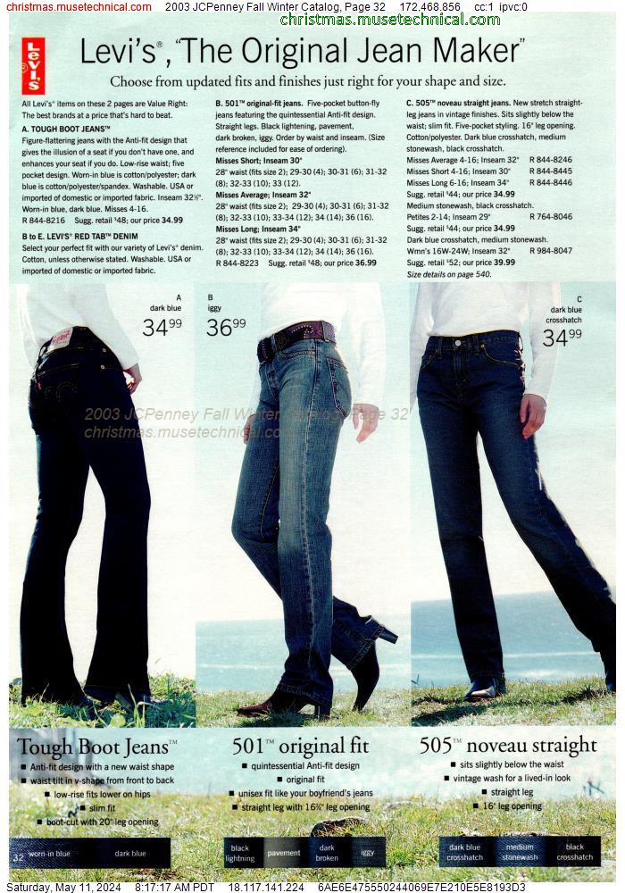 2003 JCPenney Fall Winter Catalog, Page 32