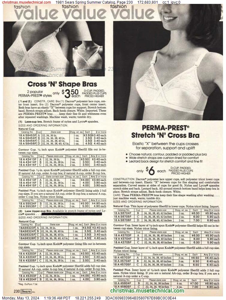 1981 Sears Spring Summer Catalog, Page 230