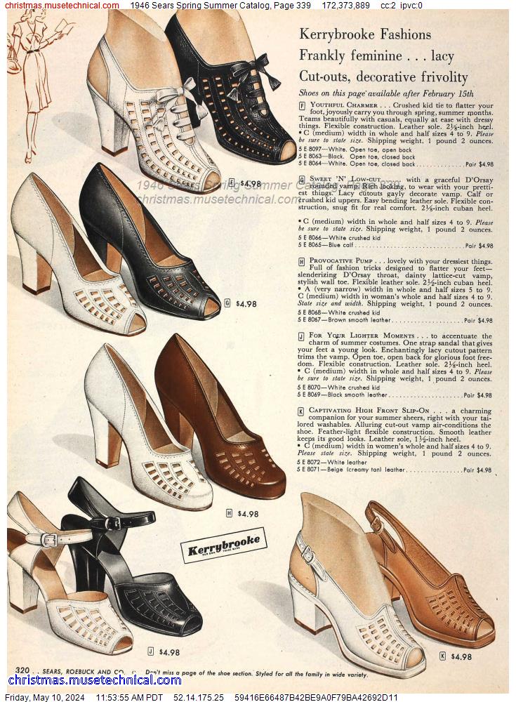 1946 Sears Spring Summer Catalog, Page 339