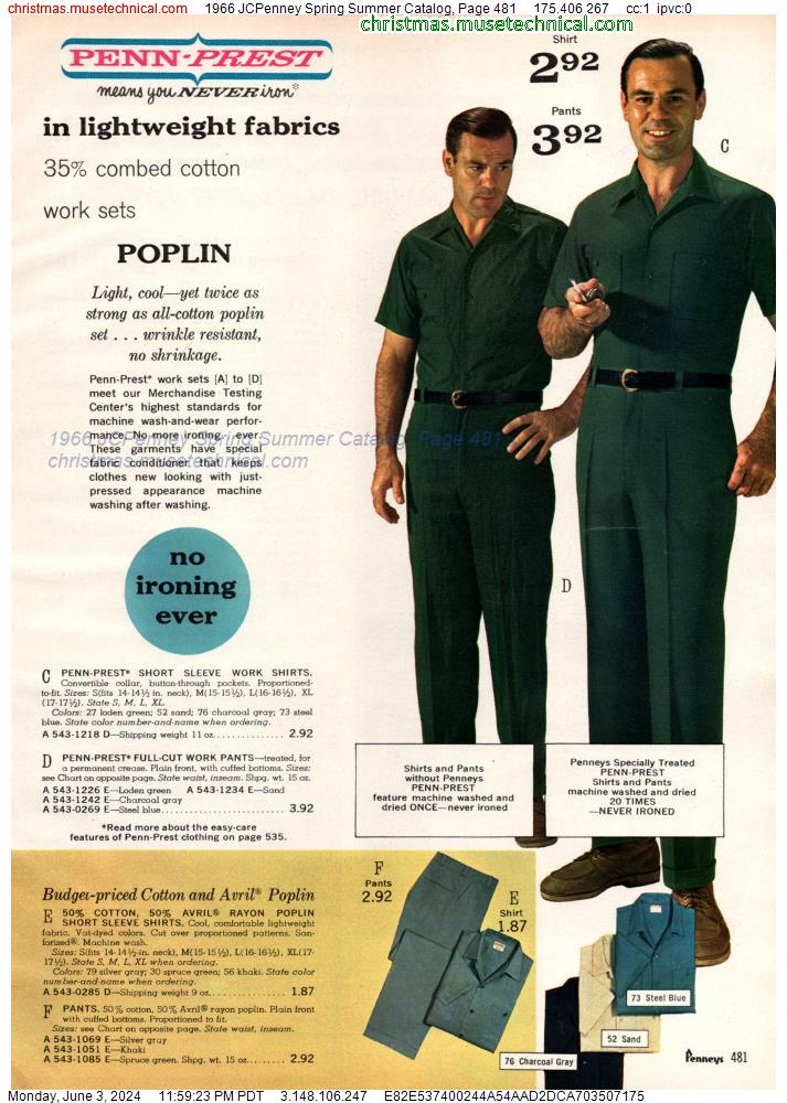 1966 JCPenney Spring Summer Catalog, Page 481