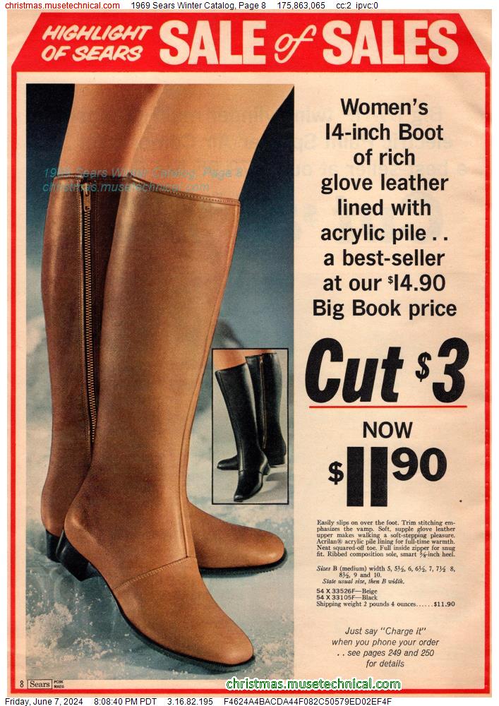 1969 Sears Winter Catalog, Page 8
