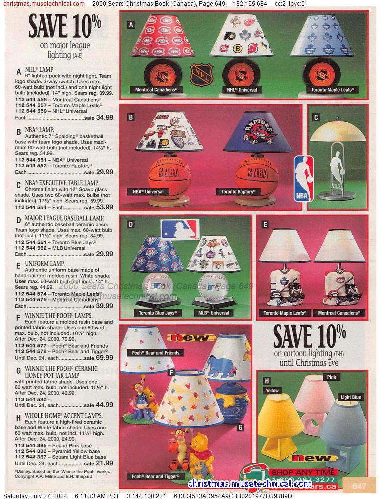2000 Sears Christmas Book (Canada), Page 649