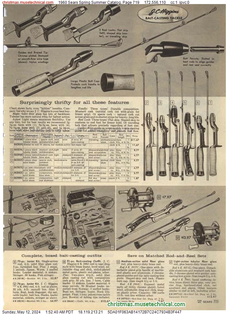 1960 Sears Spring Summer Catalog, Page 719