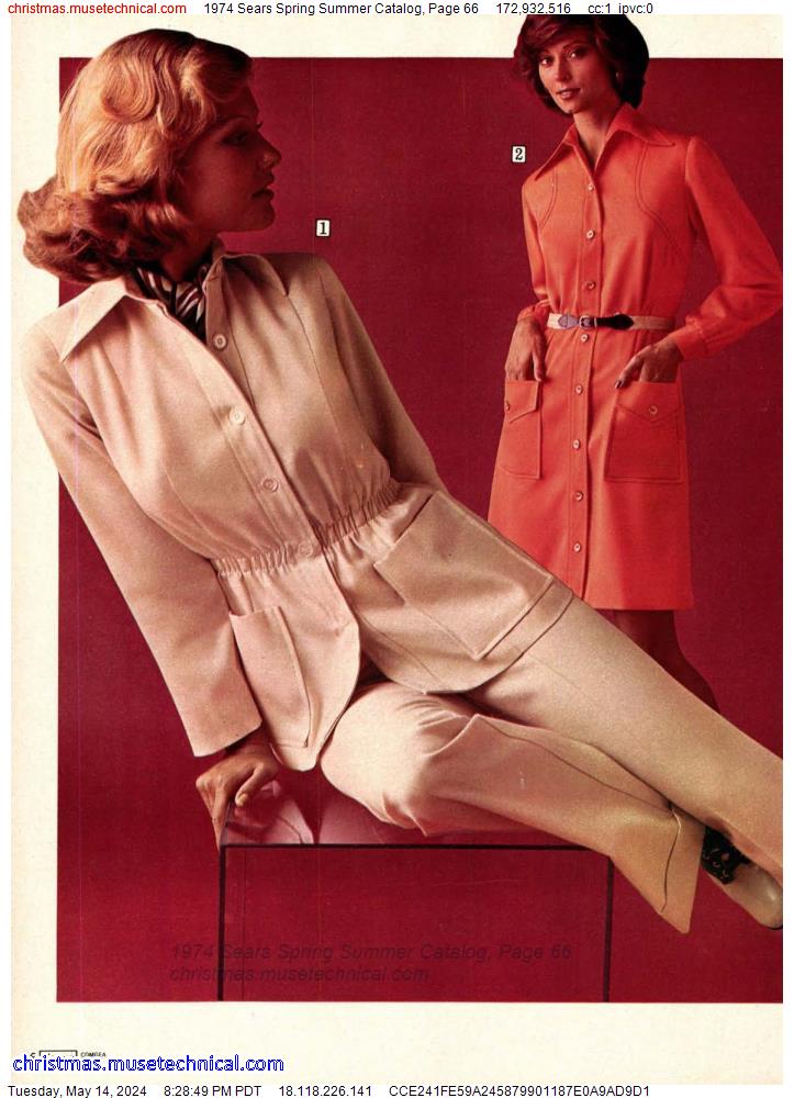 1974 Sears Spring Summer Catalog, Page 66