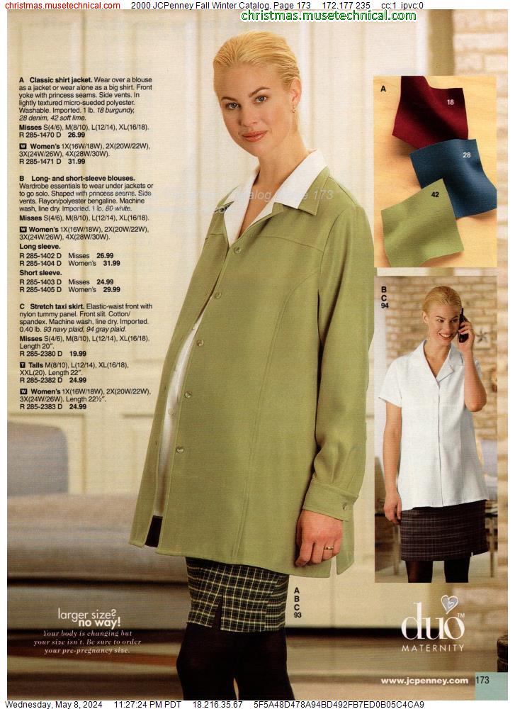 2000 JCPenney Fall Winter Catalog, Page 173