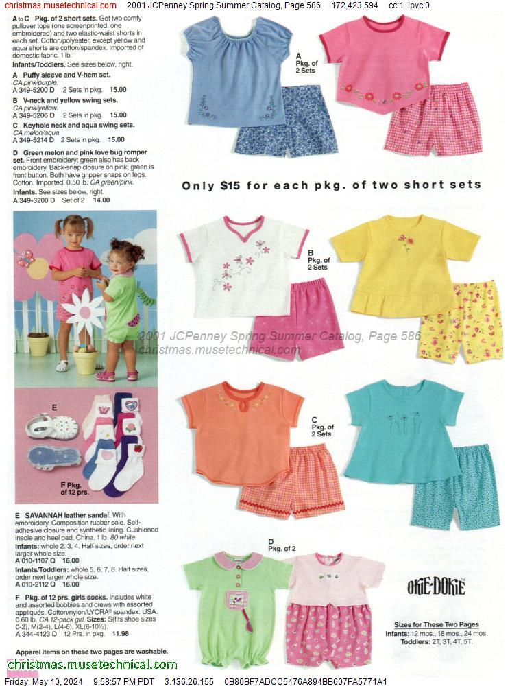 2001 JCPenney Spring Summer Catalog, Page 586