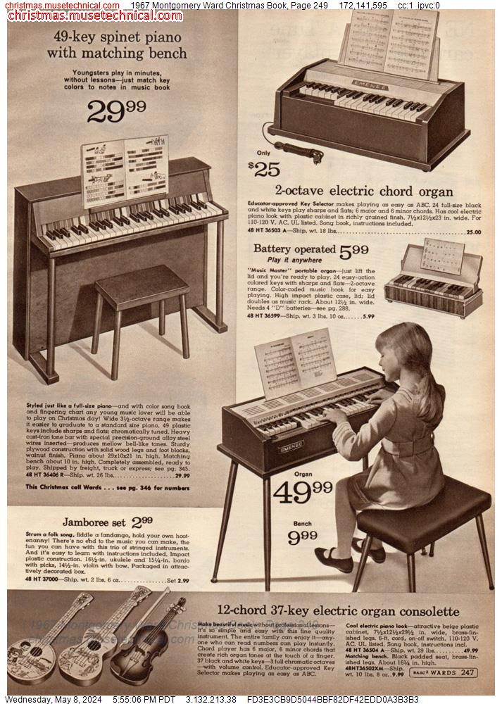 1967 Montgomery Ward Christmas Book, Page 249