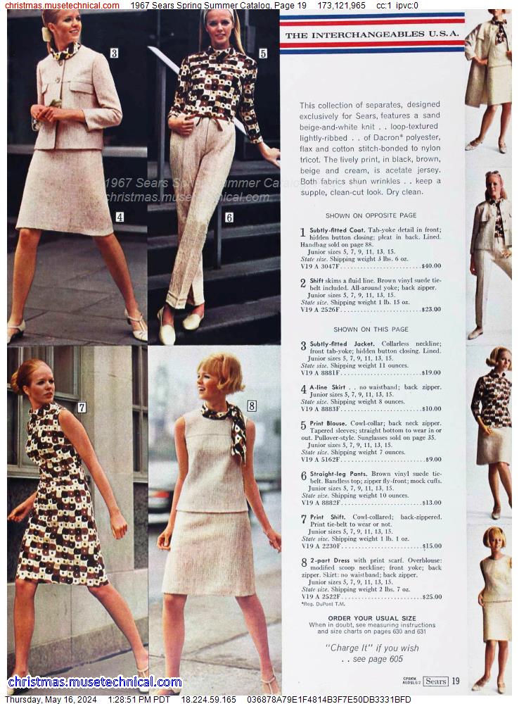 1967 Sears Spring Summer Catalog, Page 19