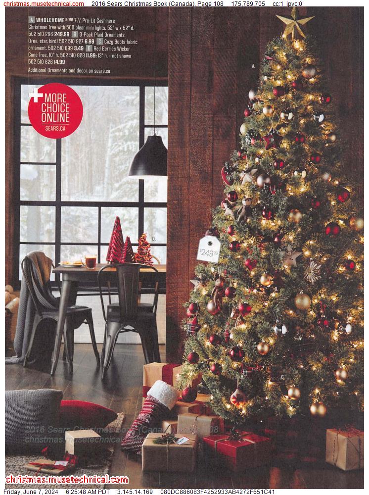 2016 Sears Christmas Book (Canada), Page 108