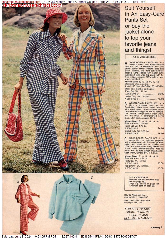 1974 JCPenney Spring Summer Catalog, Page 21