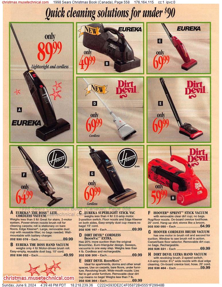 1998 Sears Christmas Book (Canada), Page 558