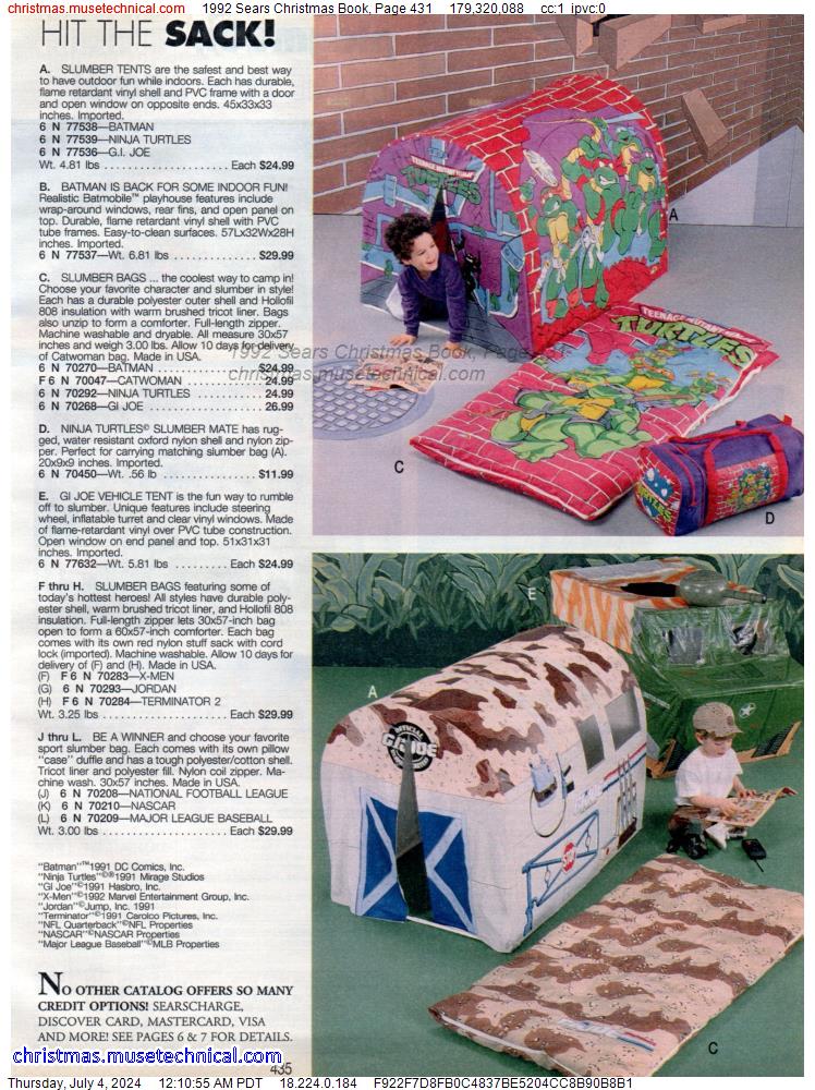 1992 Sears Christmas Book, Page 431