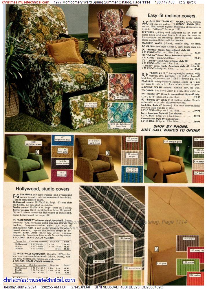 1977 Montgomery Ward Spring Summer Catalog, Page 1114