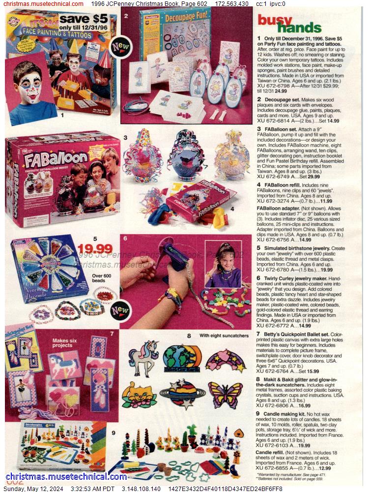1996 JCPenney Christmas Book, Page 602
