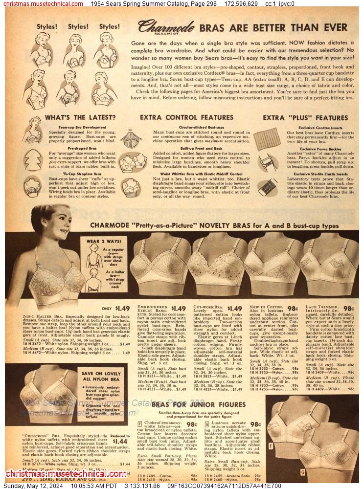 1954 Sears Spring Summer Catalog, Page 298