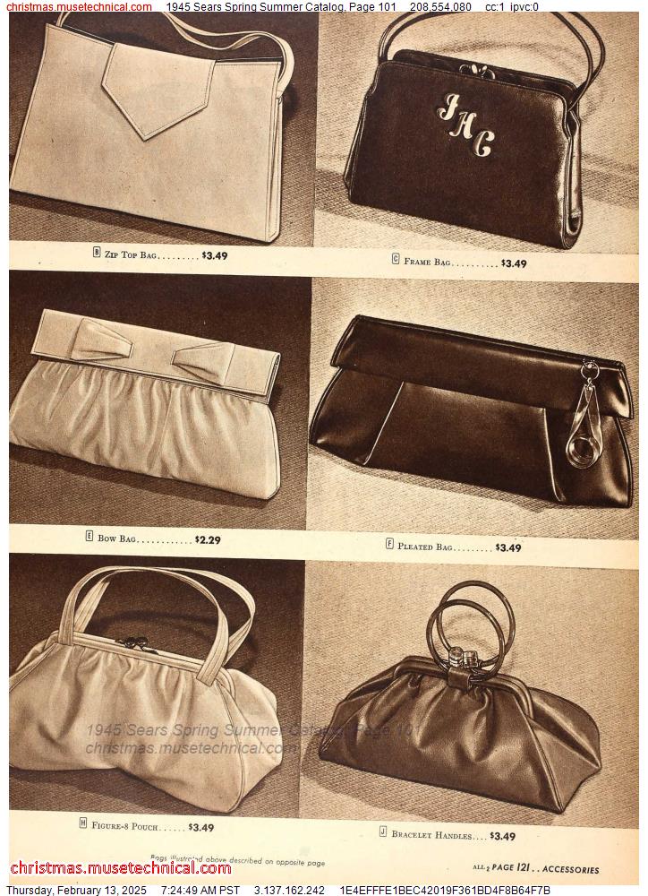 1945 Sears Spring Summer Catalog, Page 101