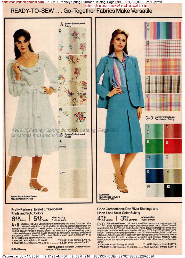 1982 JCPenney Spring Summer Catalog, Page 890