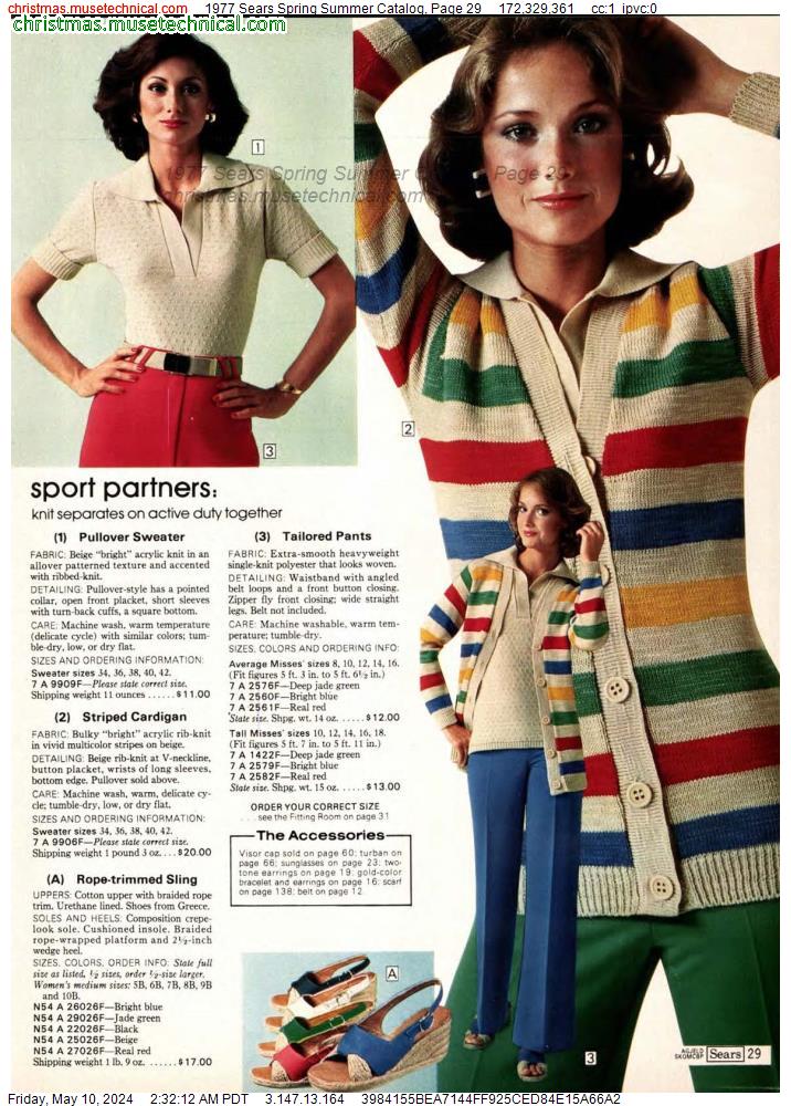 1977 Sears Spring Summer Catalog, Page 29