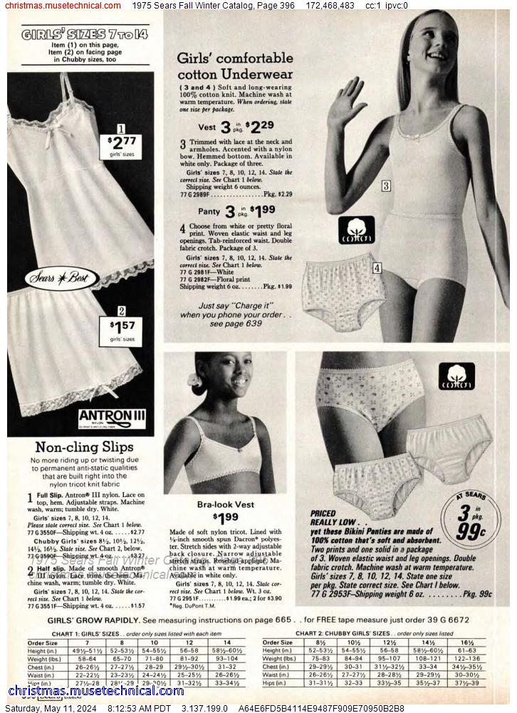 1975 Sears Fall Winter Catalog, Page 396