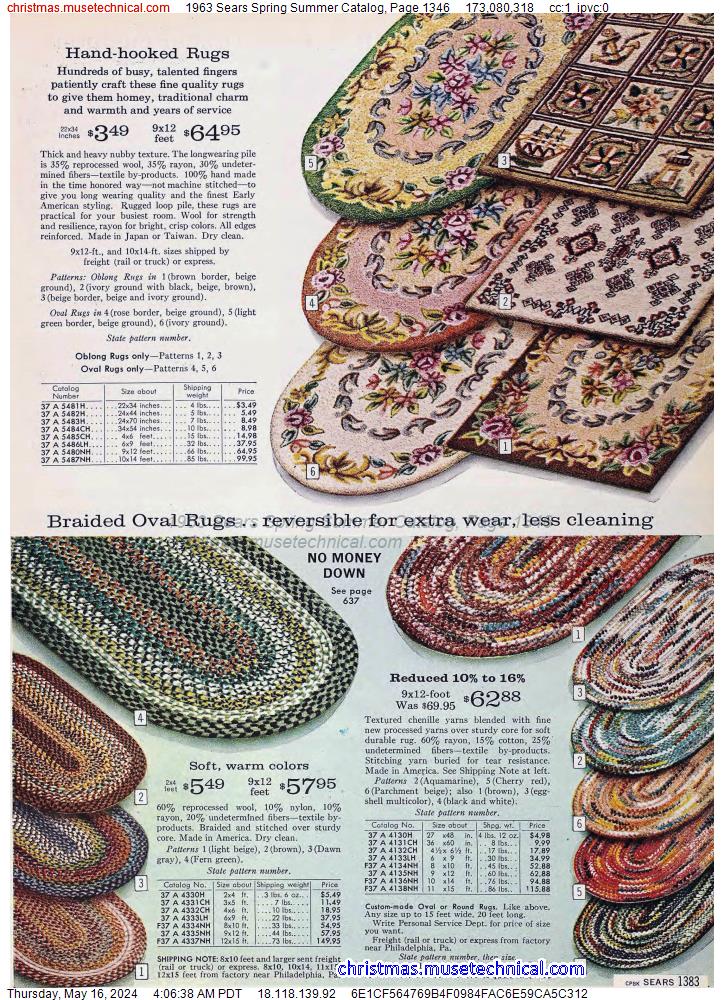 1963 Sears Spring Summer Catalog, Page 1346