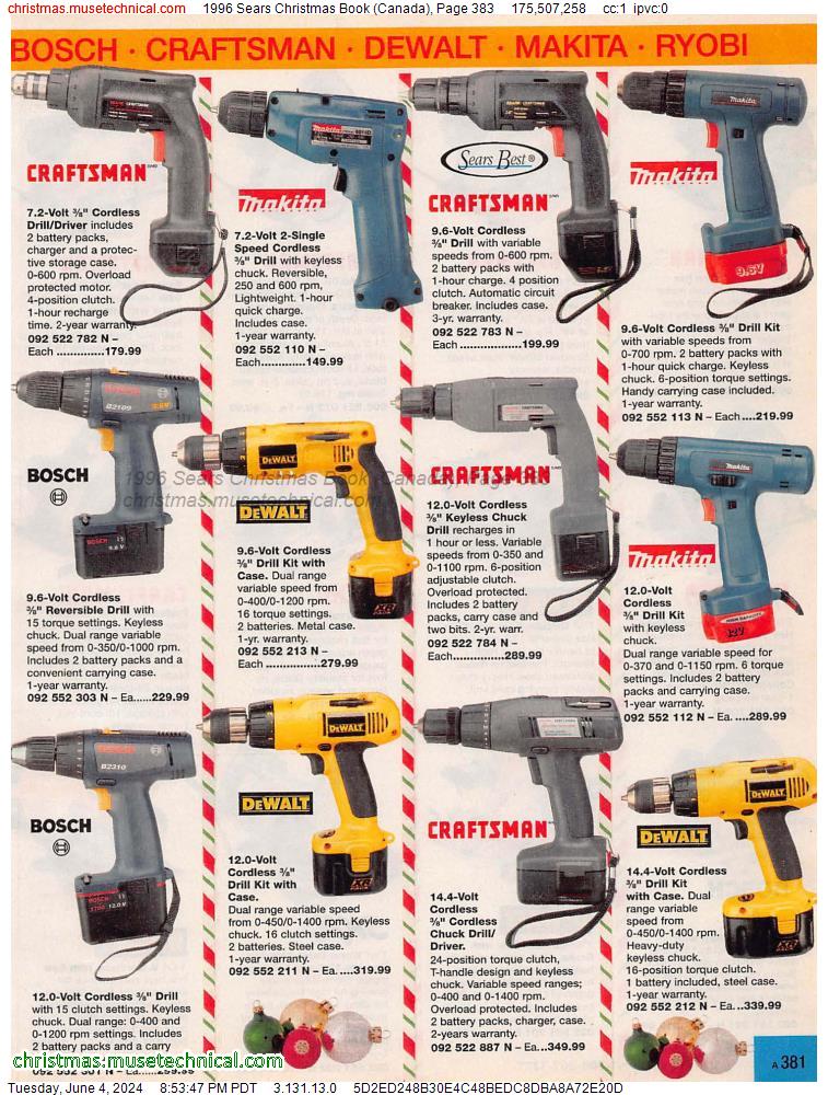 1996 Sears Christmas Book (Canada), Page 383