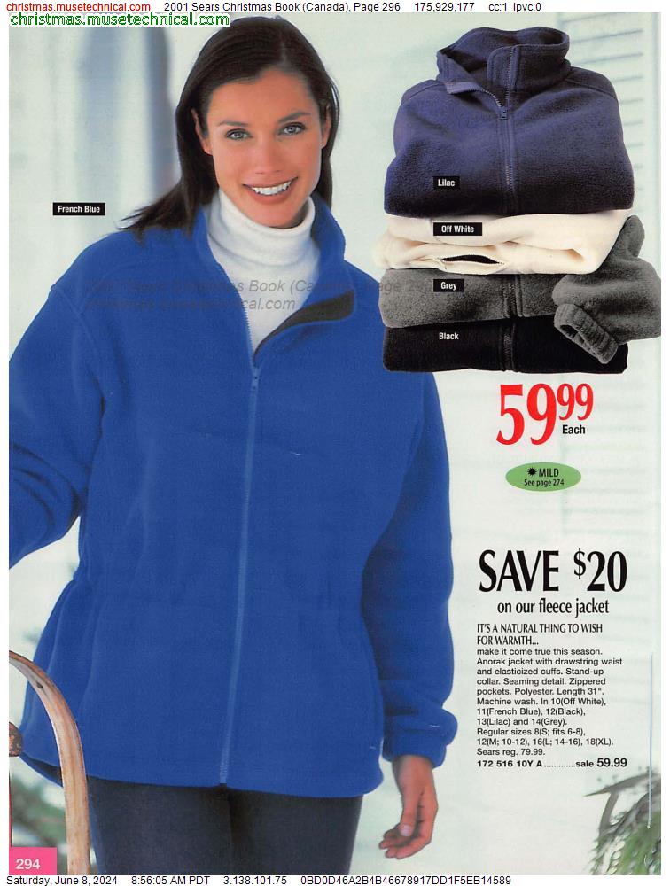 2001 Sears Christmas Book (Canada), Page 296