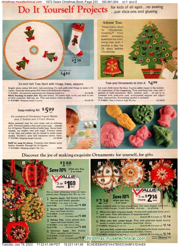 1972 Sears Christmas Book, Page 333
