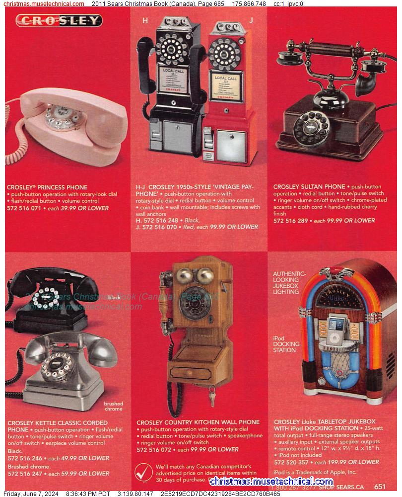 2011 Sears Christmas Book (Canada), Page 685