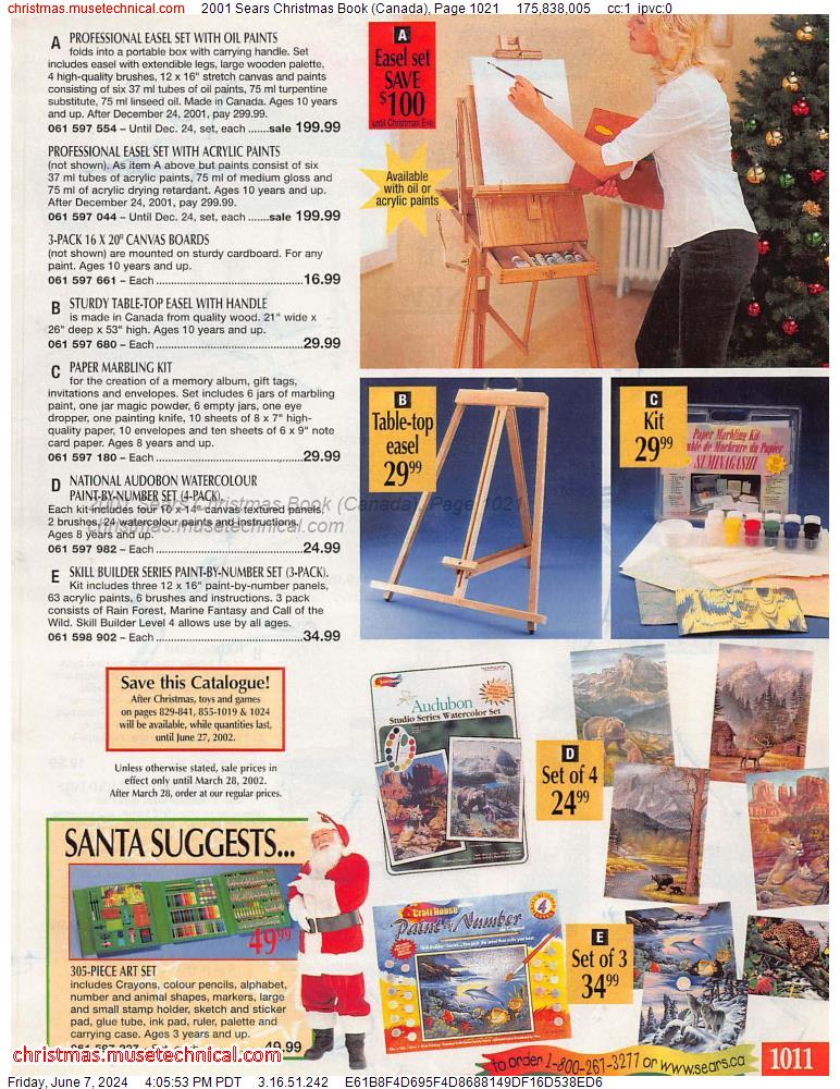 2001 Sears Christmas Book (Canada), Page 1021