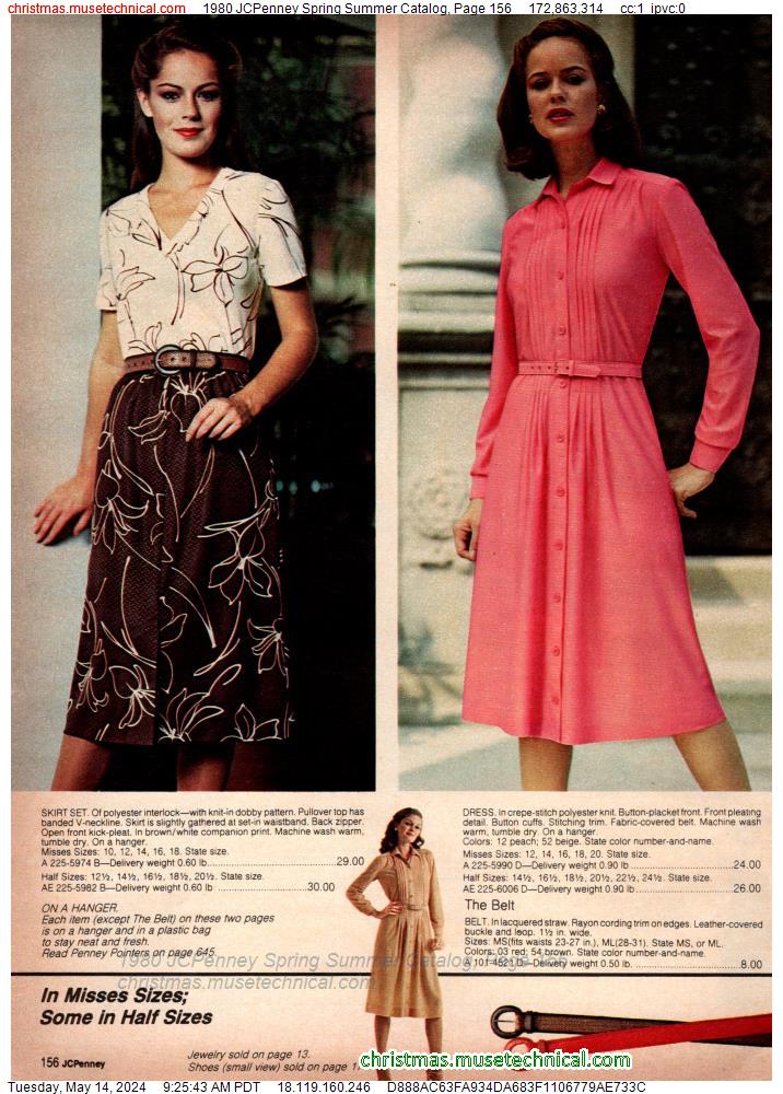 1980 JCPenney Spring Summer Catalog, Page 156