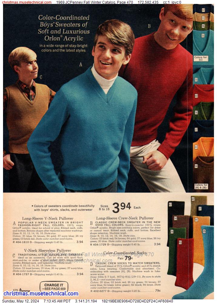 1969 JCPenney Fall Winter Catalog, Page 470
