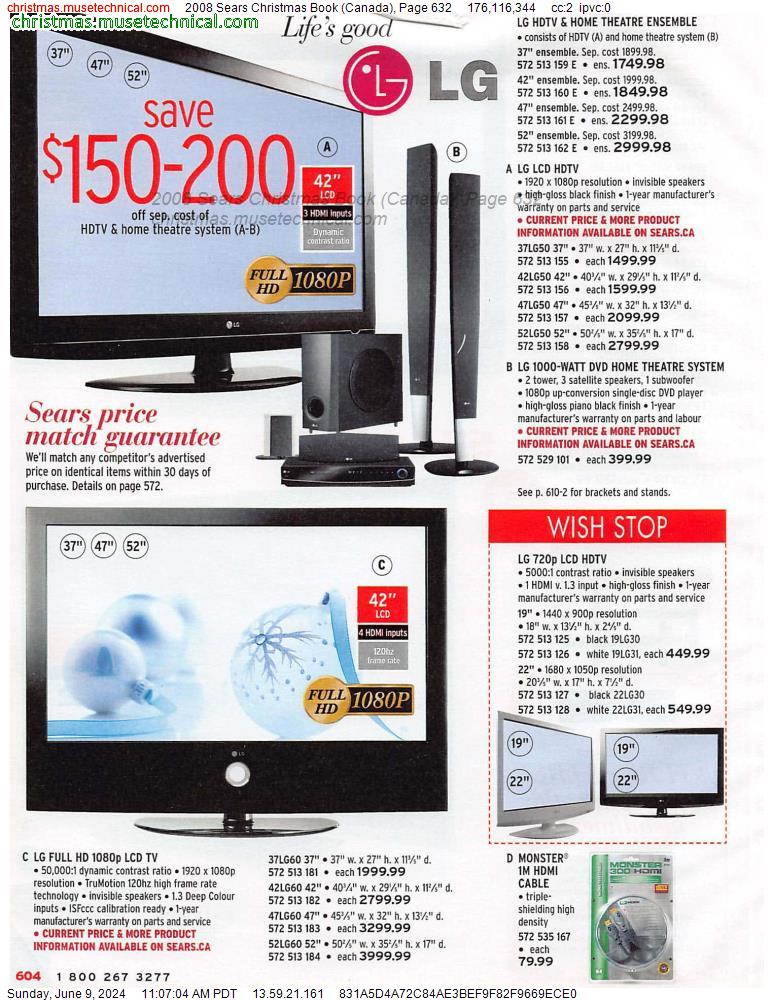 2008 Sears Christmas Book (Canada), Page 632