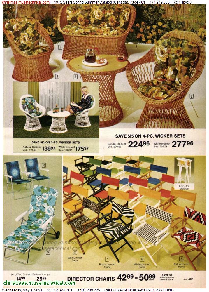 1975 Sears Spring Summer Catalog (Canada), Page 401