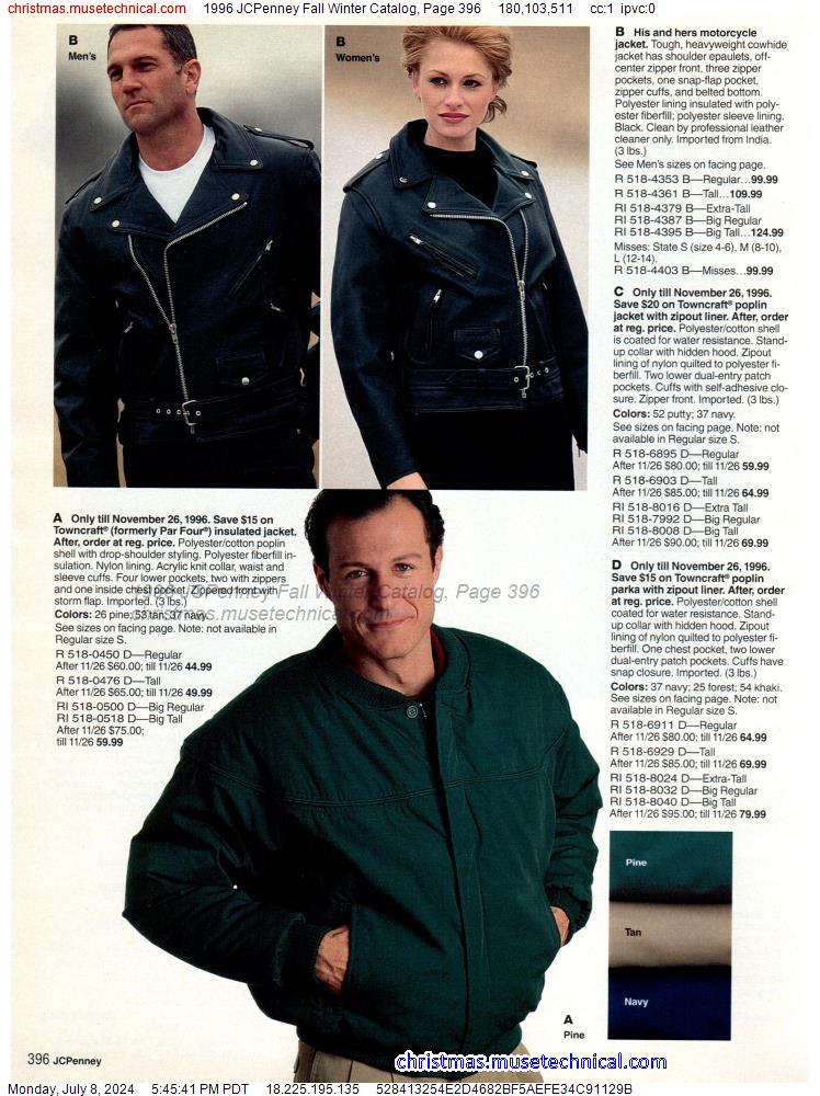1996 JCPenney Fall Winter Catalog, Page 396